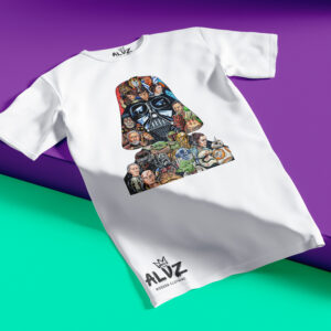 🖤 Camiseta “LORD OF THE GALAXY” – Collage Intergaláctico 🌌